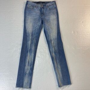 Joe's Jeans Girls Size 14 Two Tone Colorblock Stretchy‎ 25" Inseam 24" Waist